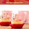 Mini Cupcake Liners 1 Inch Paper Cupcake Wrappers Baking Cups Small Muffin Liners 1000 Pieces Dessert Wrappers for Christmas Festival, Wine Red